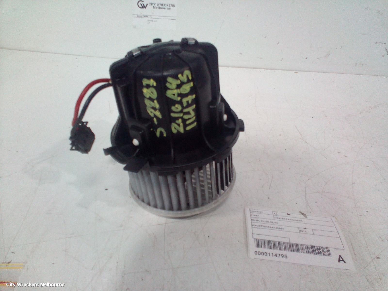 AUDI A4 HEATER FAN MOTOR, B8 8K, 02/2008 - 06/2012 - Image 1