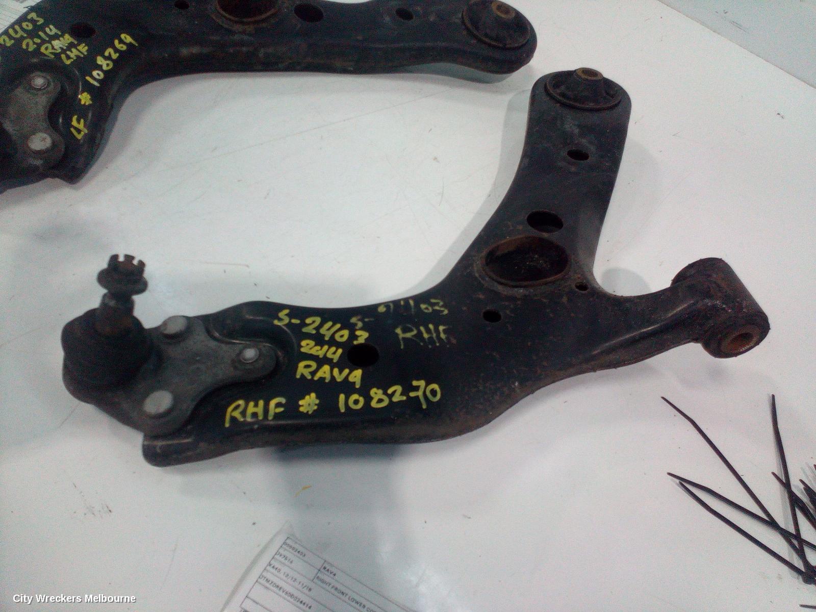 TOYOTA RAV4 RIGHT FRONT LOWER CONTROL ARM, XA40, 12/2012 - 11/2018 - Image 2