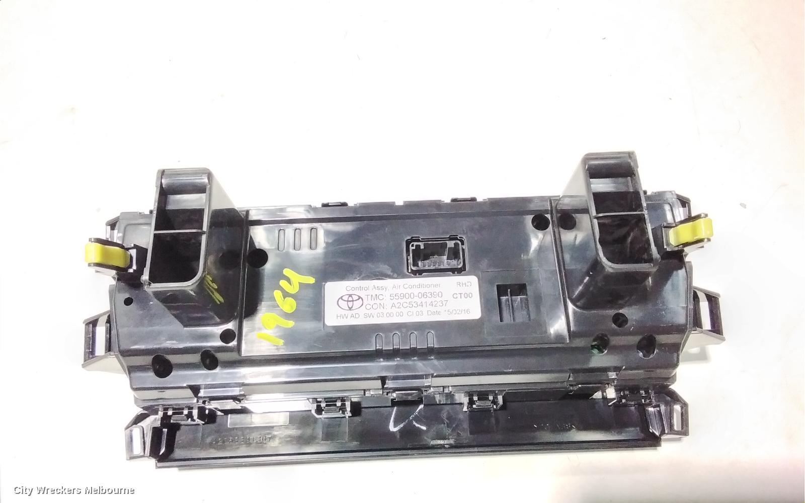 TOYOTA CAMRY HEATER/AC CONTROLS, ASV50/AVV50, STANDARD TYPE, 12/2011 - 10/2017 - Image 3