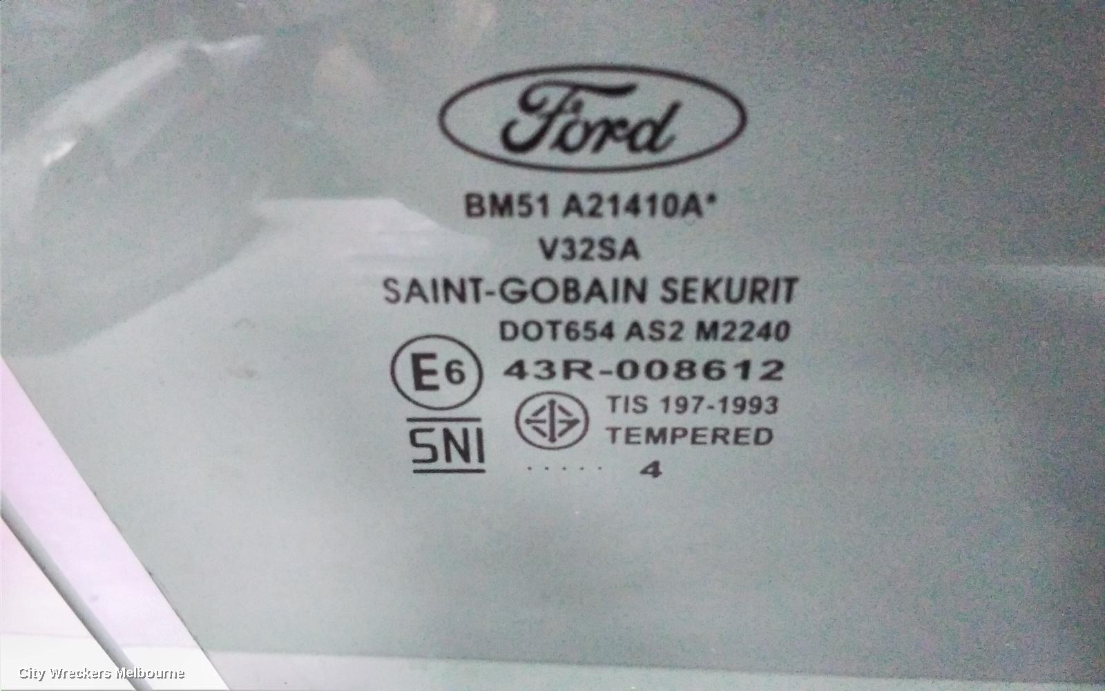 FORD FOCUS RIGHT FRONT DOOR WINDOW, LW, 08/2011 - 08/2015 - Image 2