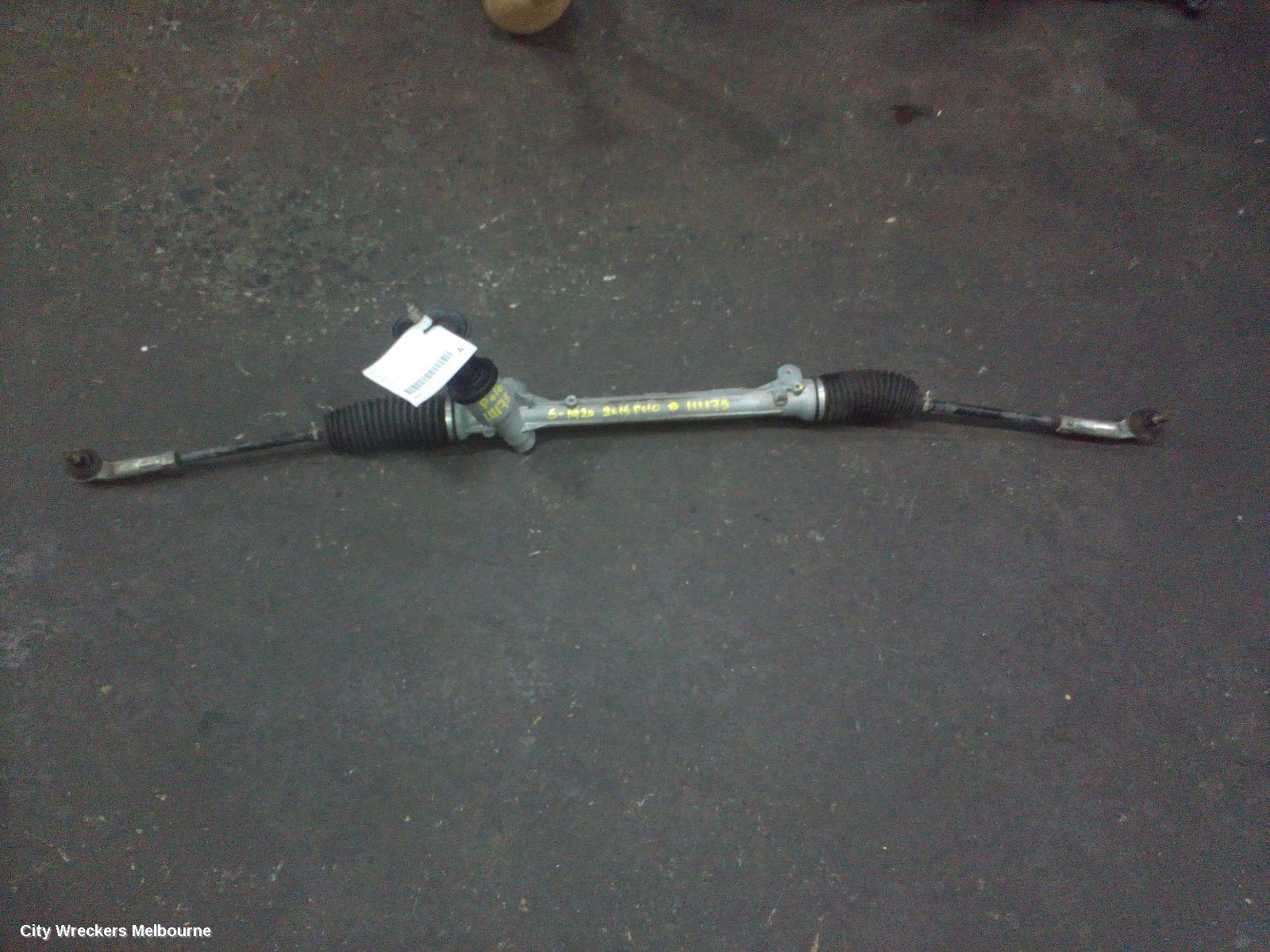 VOLKSWAGEN POLO STEERING BOX/RACK, 6R, 05/2014 - 09/2017 - Image 1