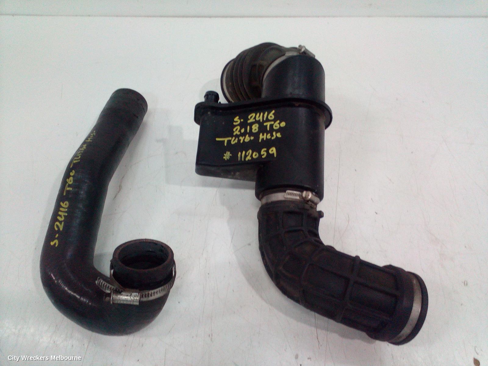 LDV T60, SK8C, 07/2017 ONWARDS, TURBO HOSE: 112059 - Image 2