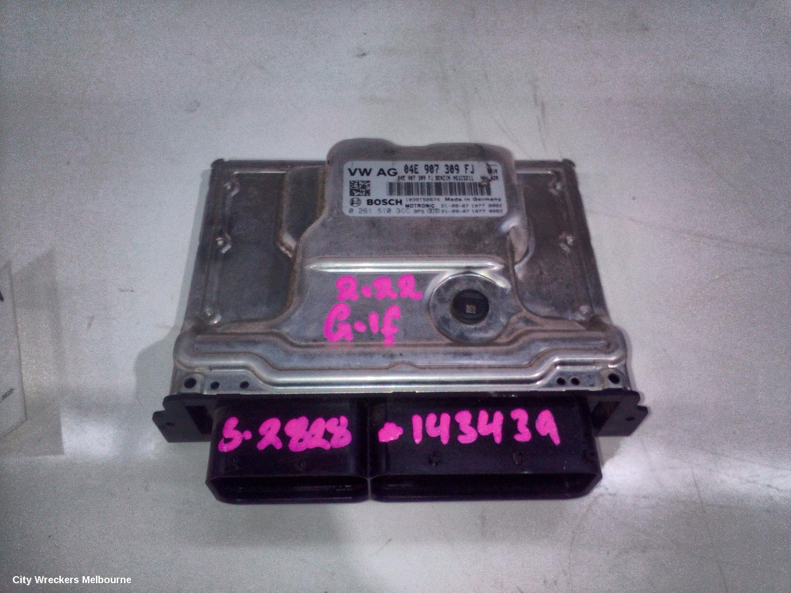 VOLKSWAGEN GOLF ECU, ENGINE ECU, 1.4, PETROL, AUTO, ECU ONLY, GEN 8, 09/2020 ONWARDS - Image 1