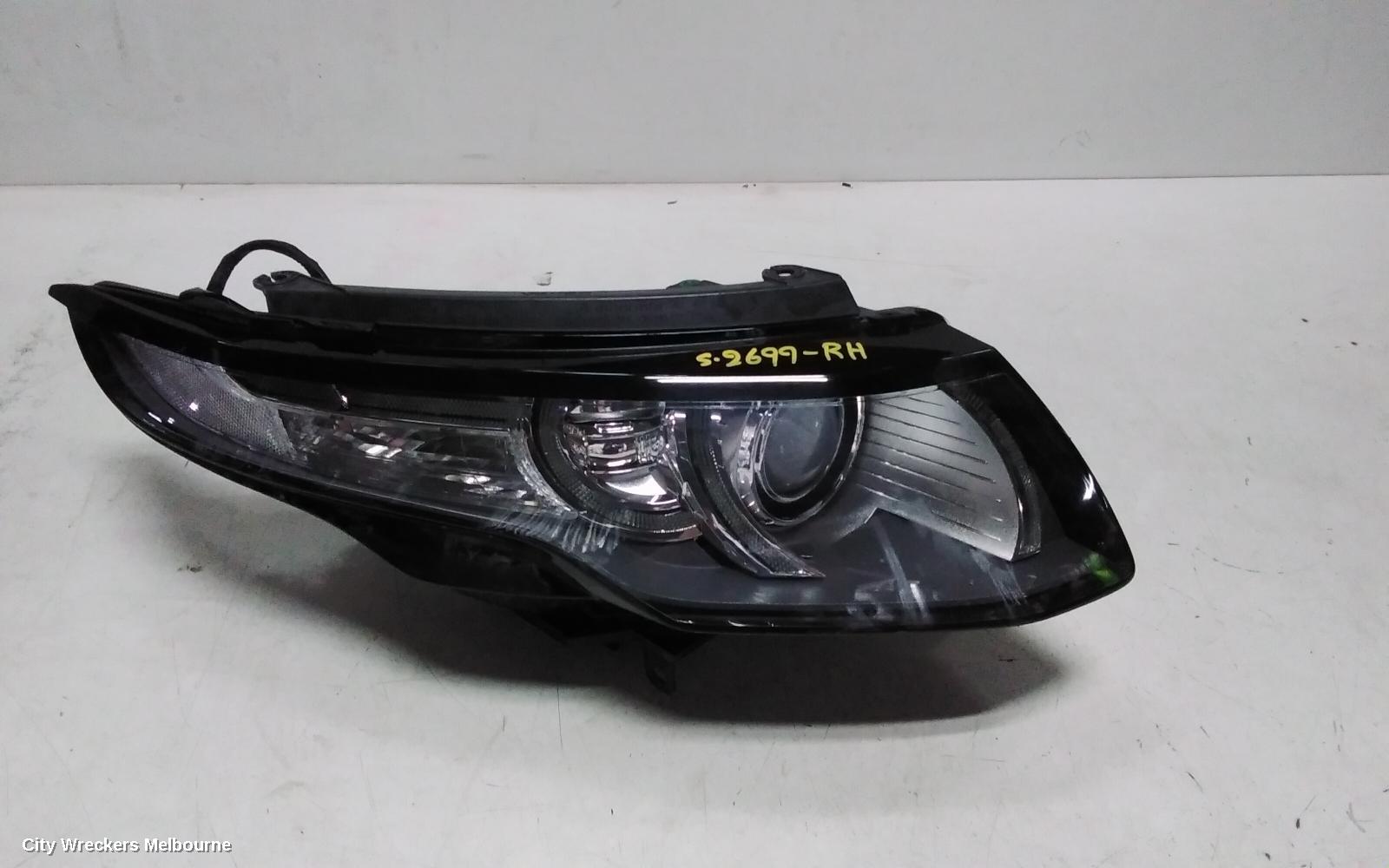 LAND ROVER RANGEROVER EVOQUE RIGHT HEADLAMP, L538, XENON, NON ADAPTIVE TYPE, 11/2011 - 01/2019 - Image 2
