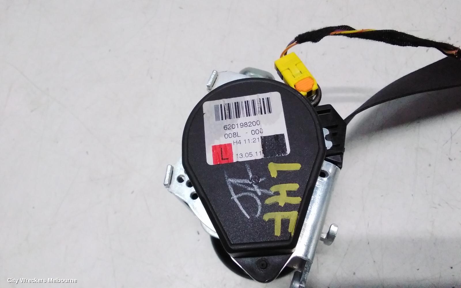 LAND ROVER RANGEROVER EVOQUE SEATBELT/STALK, LH FRONT, SEAT BELT ONLY, 5DR WAGON, POWER SEAT TYPE, L538, 11/2011 - 01/2019 - Image 3
