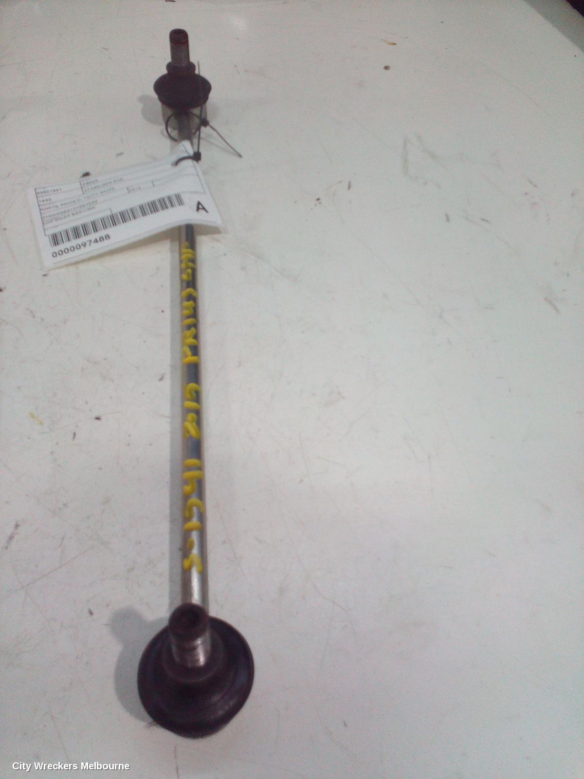 TOYOTA PRIUS STABILISER BAR, NHP10, PRIUS C, 12/2011 - 03/2020 - Image 1