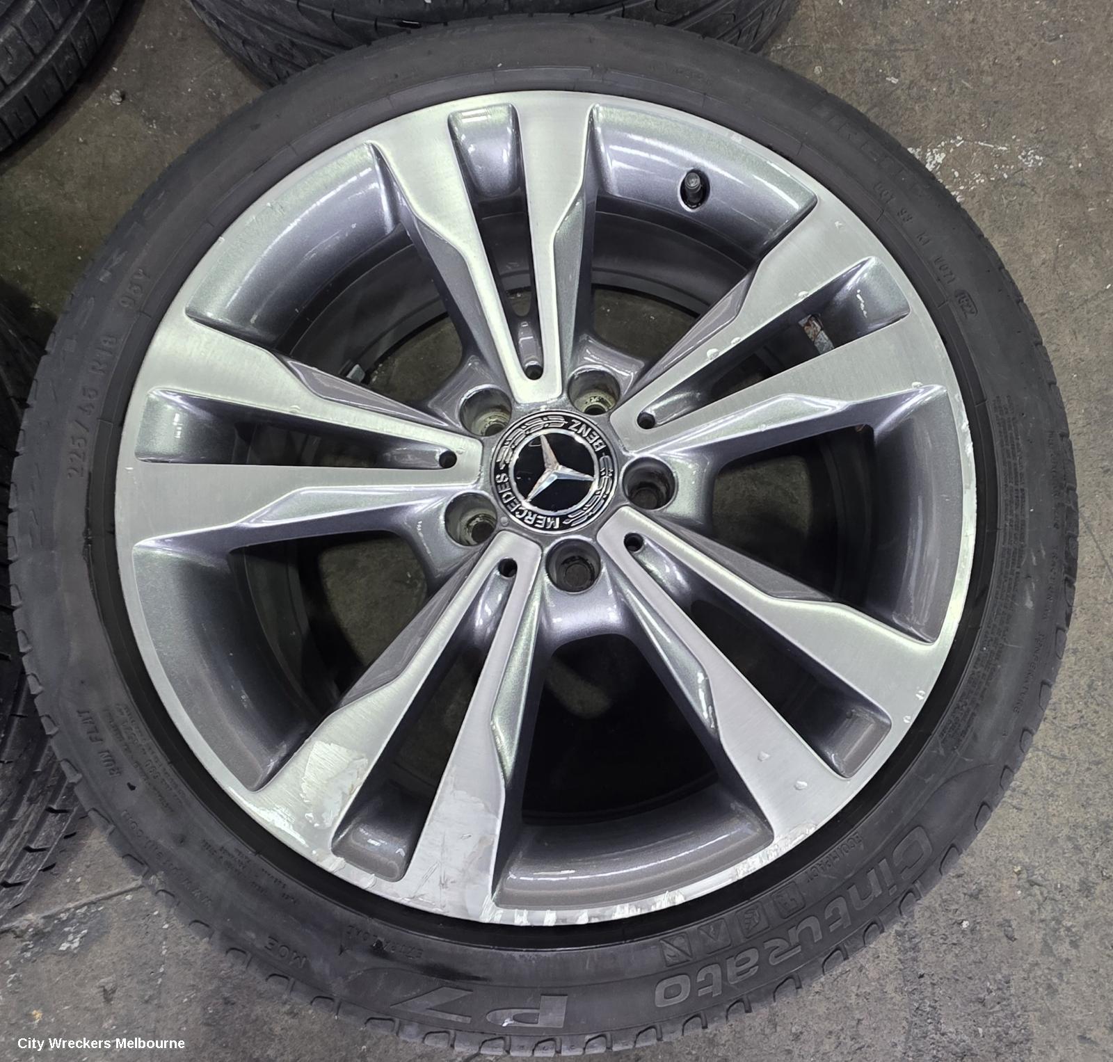 MERCEDES C CLASS WHEEL MAG, FACTORY, 18X7.5IN, 22R STAMPED ON WHEEL, FRONT, W205/S205, 06/2014 - 09/2021 - Image 3