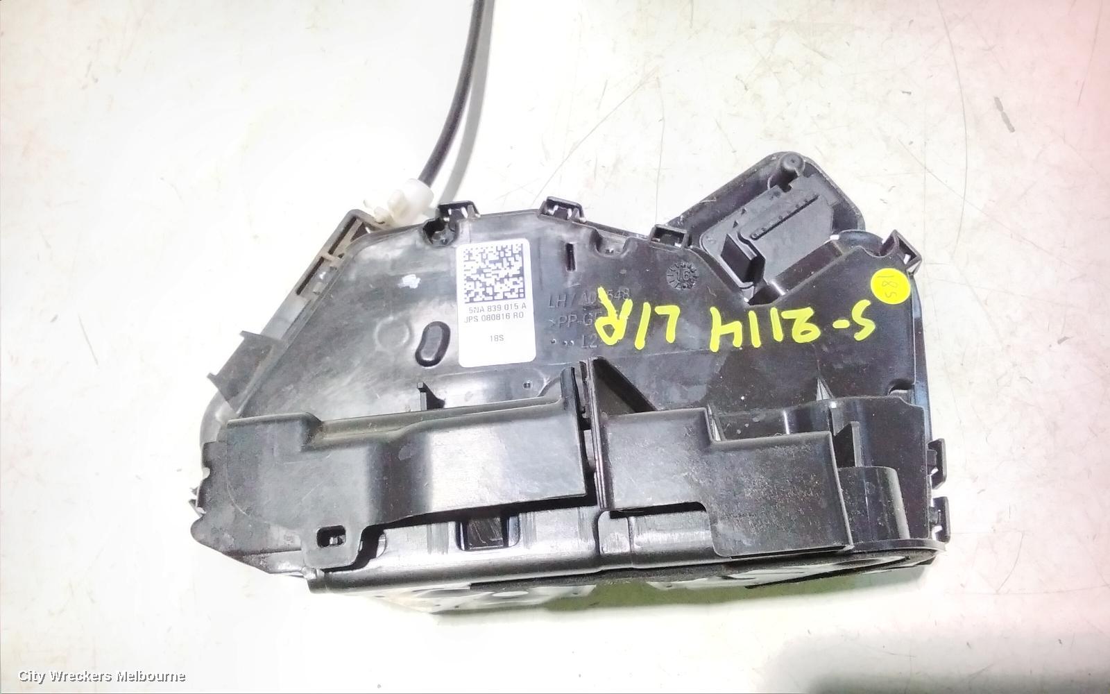 VOLKSWAGEN TIGUAN DOOR/BOOT/GATE LOCK, LEFT REAR DOOR LOCK, NON ALLSPACE, 5NA, 06/2016 - 02/2024 - Image 2