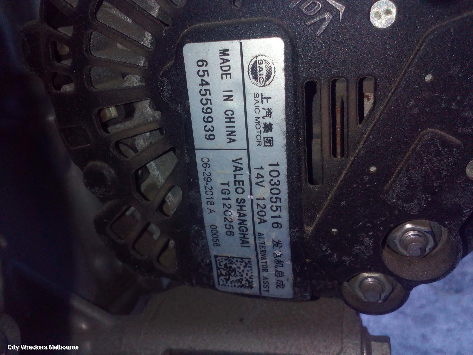 MG GS ALTERNATOR, PETROL, 1.5, SAS2, 09/2016 - 08/2019 - Image 2