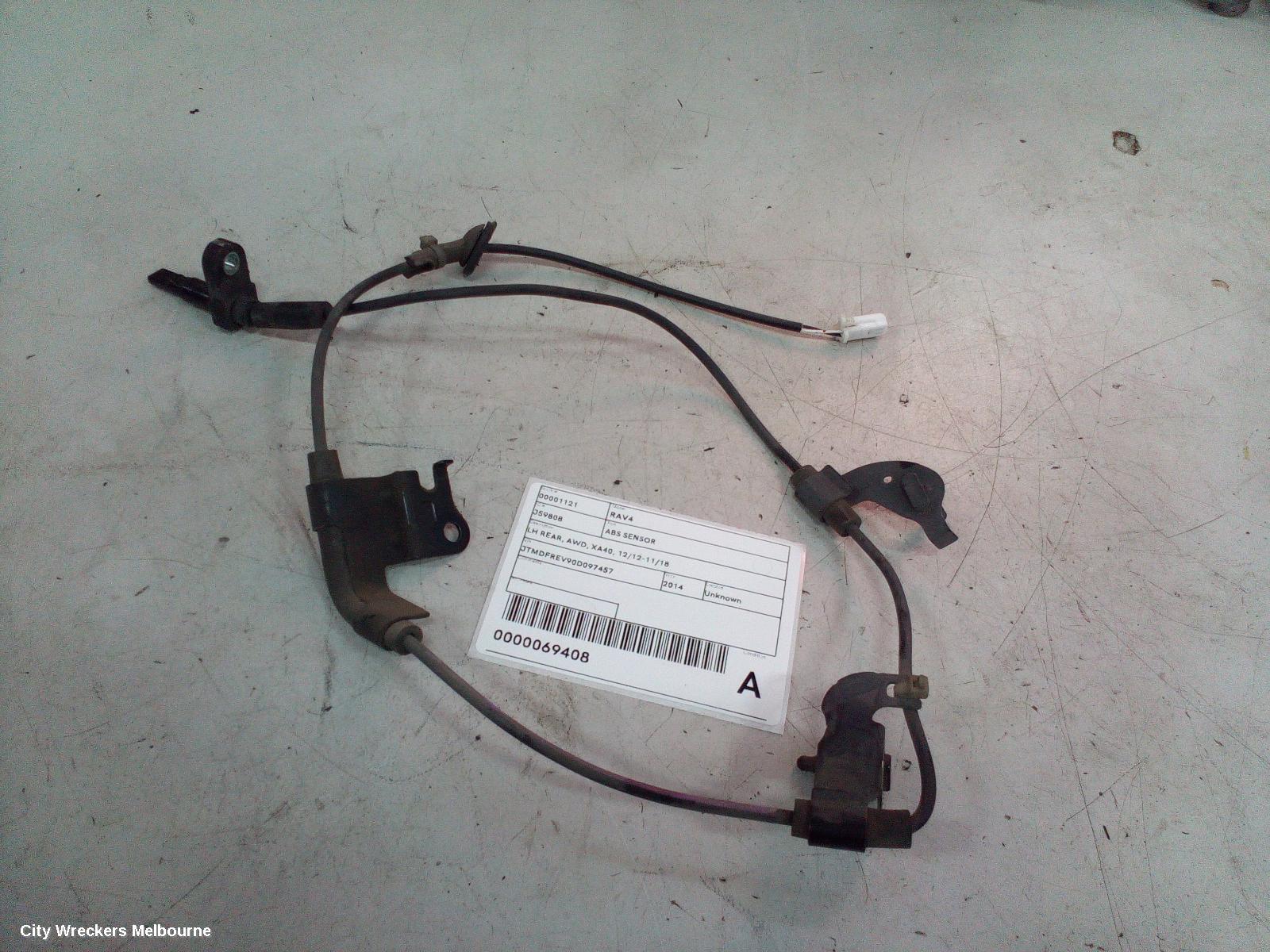 TOYOTA RAV4 ABS SENSOR, LH REAR, AWD, XA40, 12/2012 - 11/2018 - Image 1
