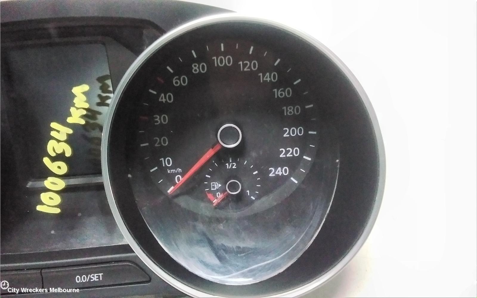VOLKSWAGEN POLO INSTRUMENT CLUSTER, PETROL, AUTO T/M, 6R, 05/2014 - 09/2017 - Image 2