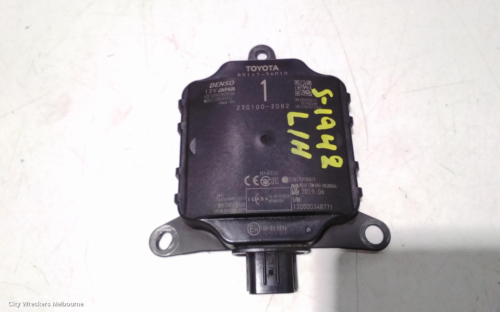TOYOTA HIACE, 300 SERIES, 02/2019 ONWARDS, LHR BLIIND SPOT SENSOR: 93907 - Image 2