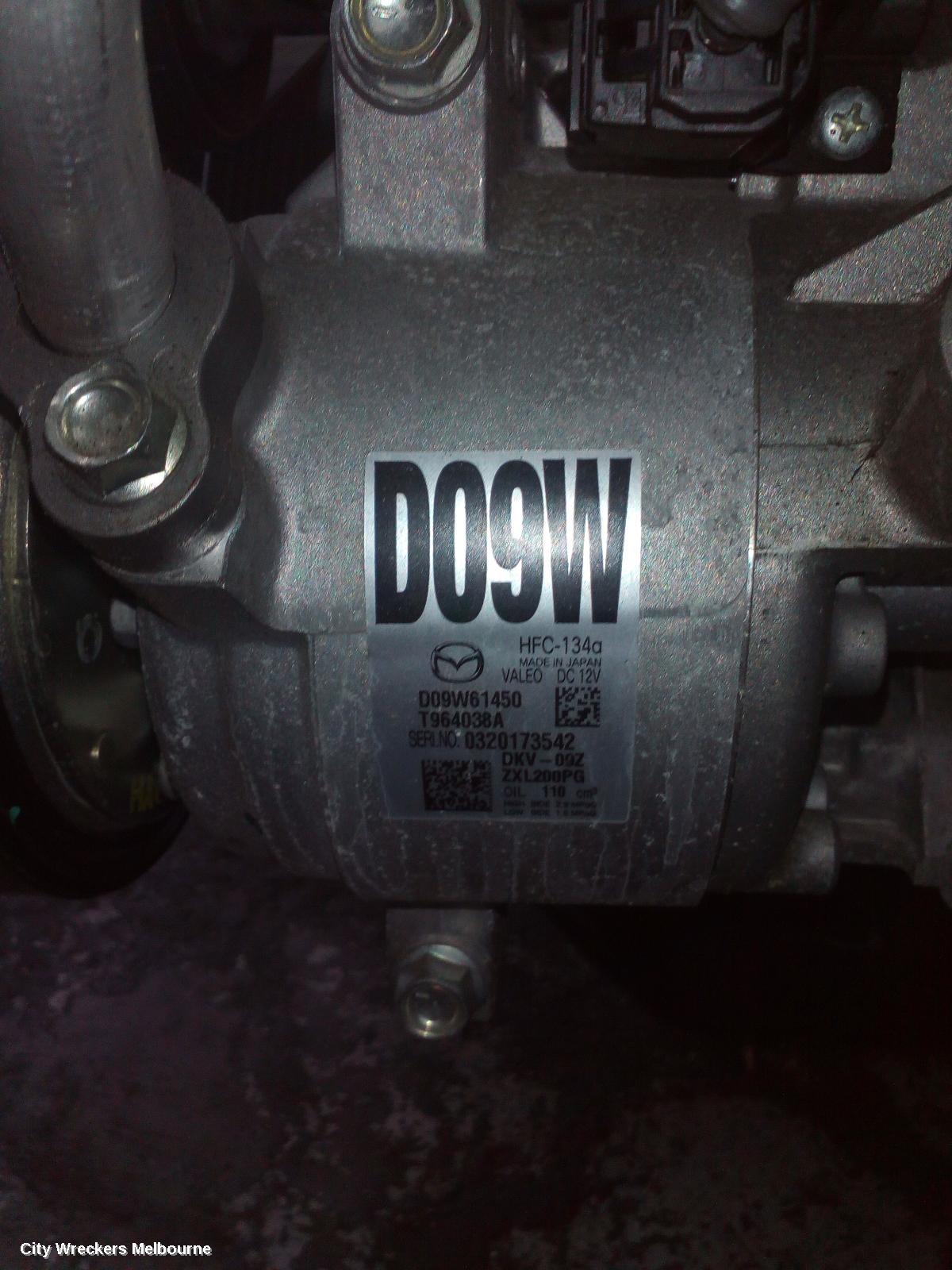 MAZDA CX3 A/C COMPRESSOR, DK, 2.0, SKYACTIV-G, PETROL, 03/2015 ONWARDS - Image 1