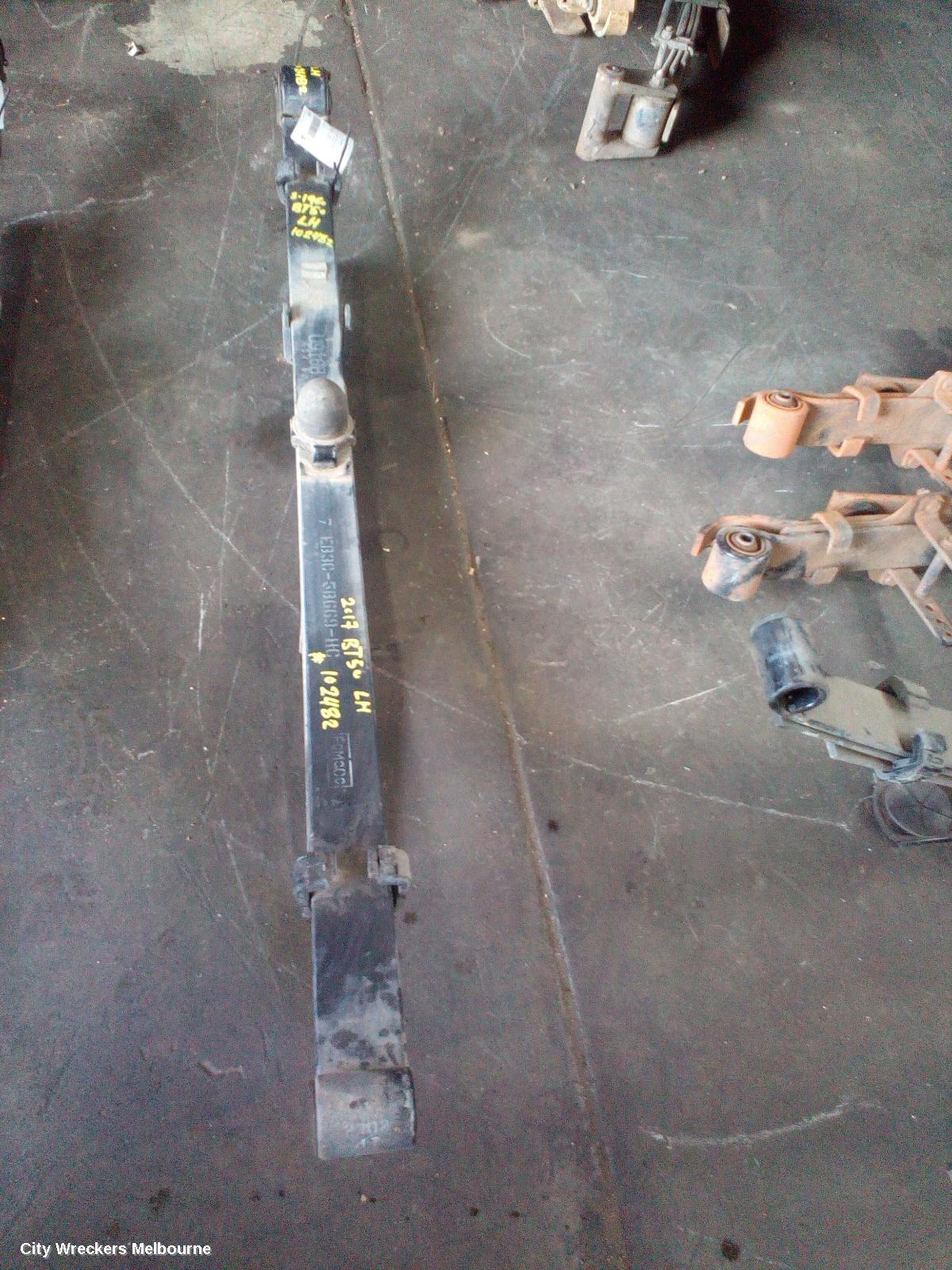 MAZDA BT50 REAR LEAF SPRING, UP-UR, LH SIDE, STANDARD HEIGHT, 10/2011 - 06/2020 - Image 1