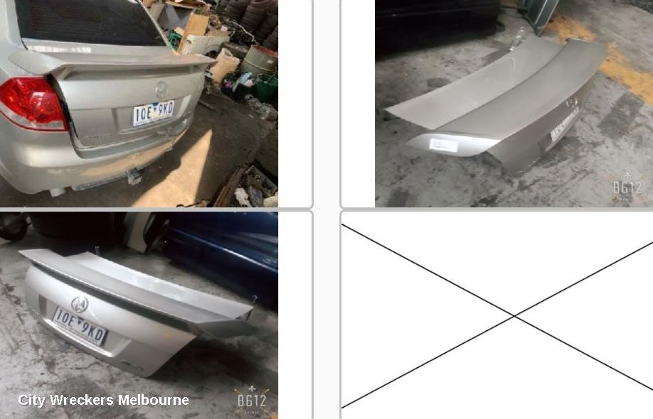 HOLDEN COMMODORE BOOTLID/TAILGATE, BOOTLID, VE, SV6/SS/SSV, SPOILERED TYPE, NON CHROME MOULD, 08/2006 - 08/2010 - Image 1