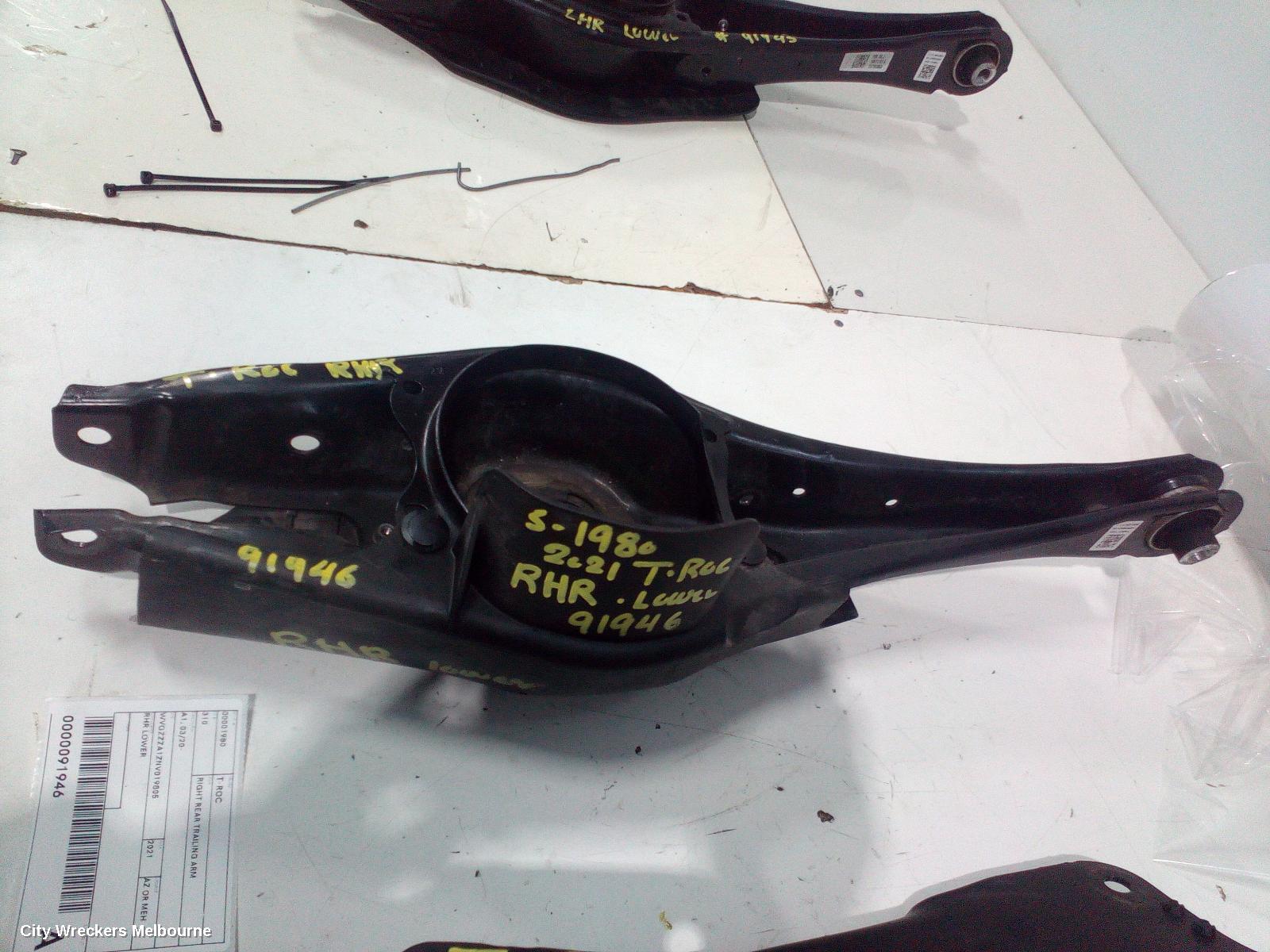 VOLKSWAGEN T-ROC RIGHT REAR TRAILING ARM, A1, LOWER CONTROL ARM, 03/2020 ONWARDS - Image 2