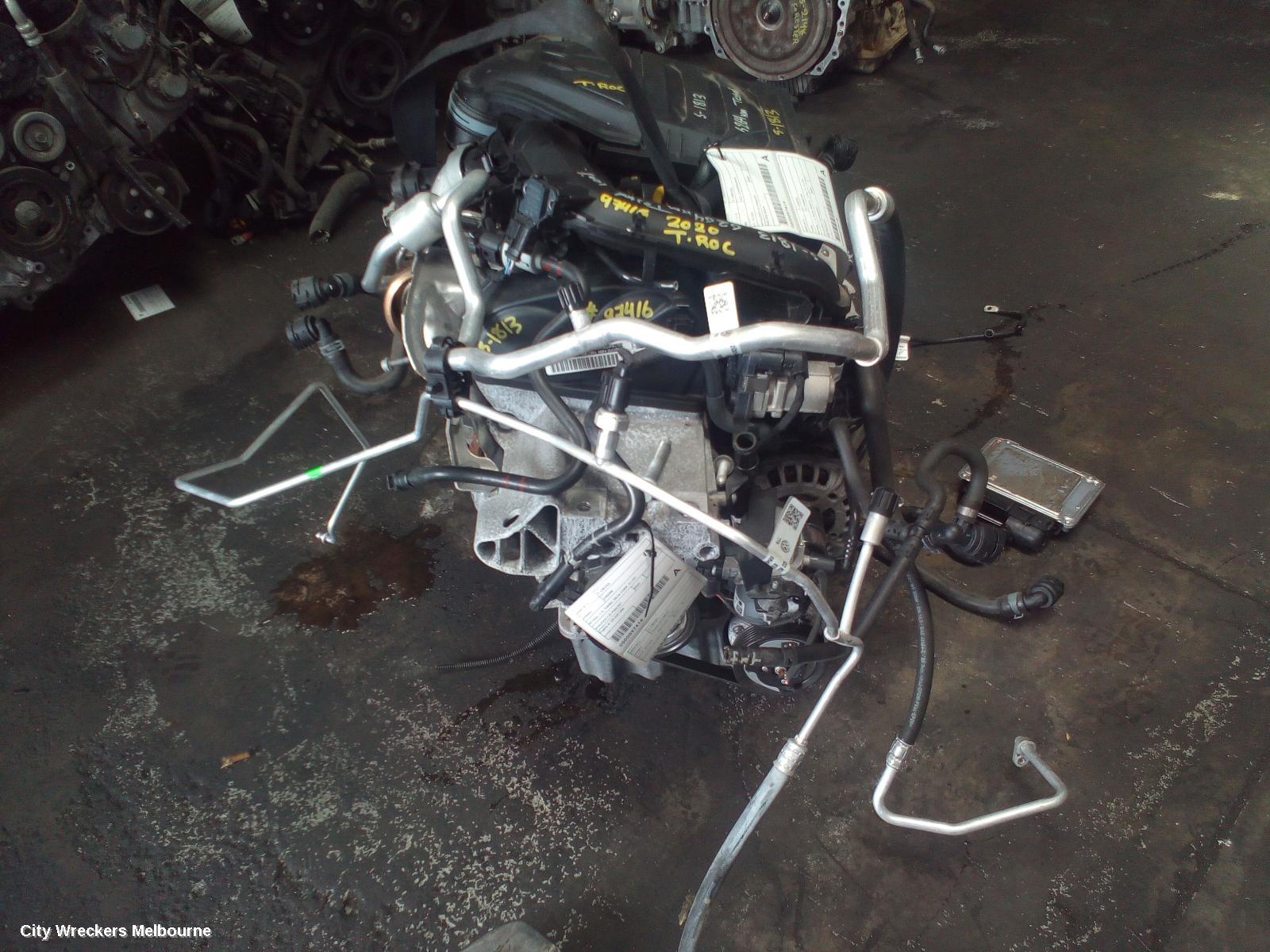 VOLKSWAGEN T-CROSS ENGINE, PETROL, 1.0, TURBO, DKJA CODE, C1, 01/2020 - 03/2024 - Image 2