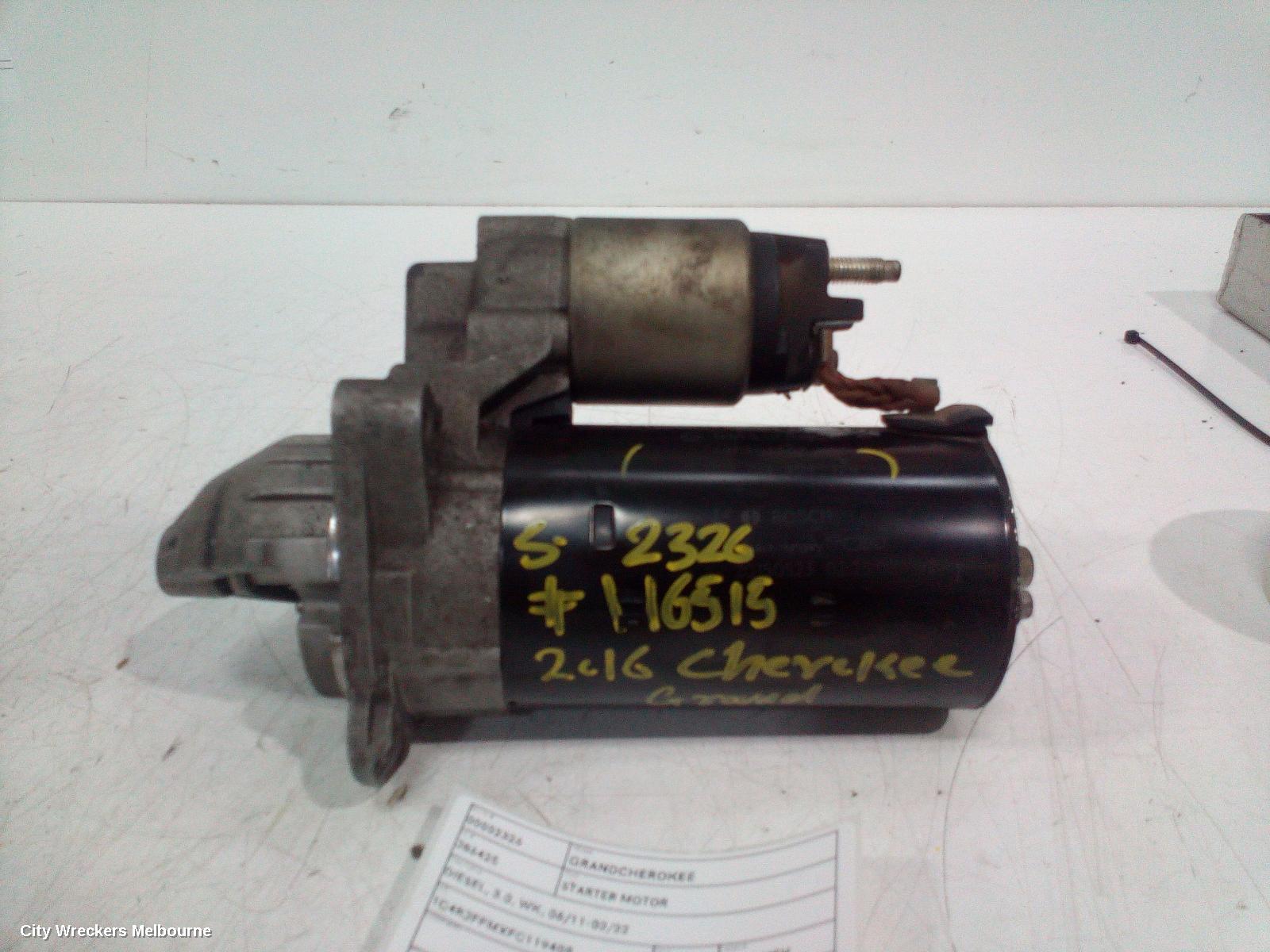 JEEP GRANDCHEROKEE STARTER, DIESEL, 3.0, WK, 06/2011 - 02/2022 - Image 2