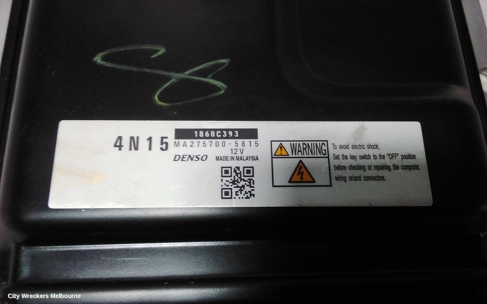 MITSUBISHI TRITON ECU, ENGINE ECU, 2.4, DIESEL, 4N15, MANUAL T/M, P/N 1860C393, ECU ONLY, MQ, 03/2015 - 10/2018 - Image 3