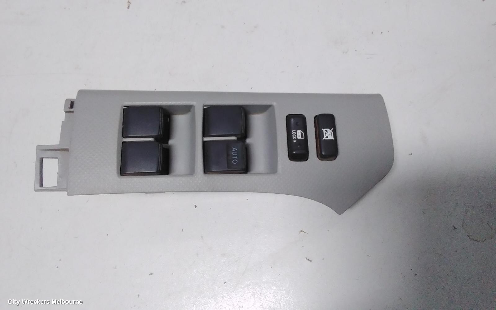 TOYOTA YARIS PWR DR WIND SWITCH, RH FRONT (MASTER SWITCH), 4 SWITCH TYPE, 5DR HATCH/SEDAN, NCP9#, 10/2005 ONWARDS - Image 2