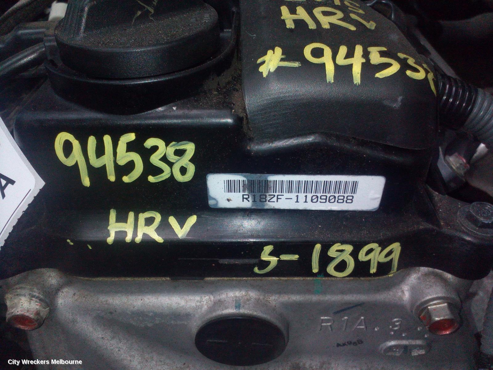 HONDA HRV ENGINE, PETROL, 1.8, R18ZF, RU5, 12/2014 - 10/2021 - Image 1