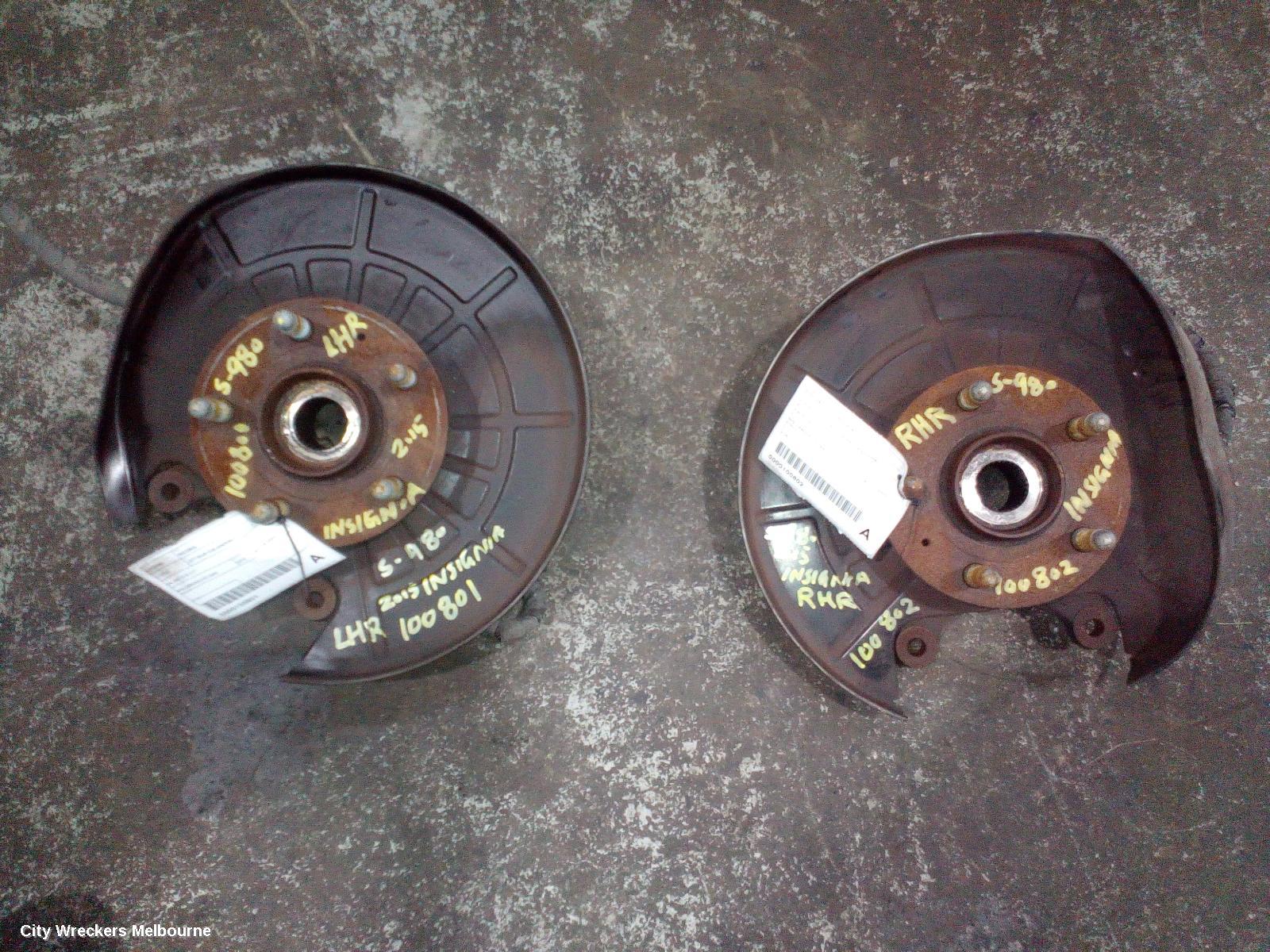 HOLDEN INSIGNIA RIGHT REAR HUB ASSEMBLY, GA, 02/2015 - 01/2017 - Image 3