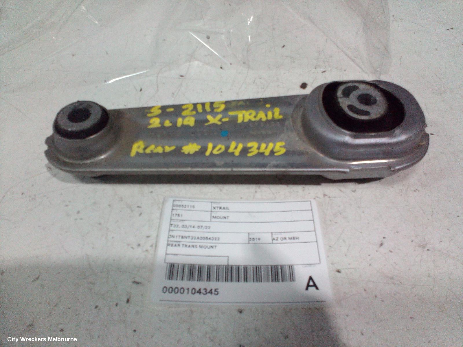 NISSAN XTRAIL MOUNT, T32, 03/2014 - 07/2022 - Image 1