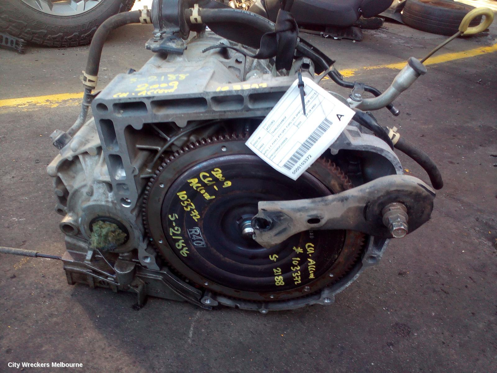 HONDA ACCORD TRANS/GEARBOX, AUTO, 2.4, K24Z3, 8TH GEN, EURO (VIN JHMCU), 06/2008 - 12/2015 - Image 1