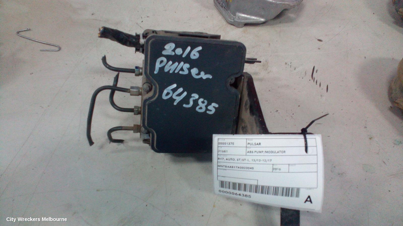 NISSAN PULSAR ABS PUMP/MODULATOR, B17, AUTO, ST/ST-L, 12/2012 - 12/2017 - Image 3