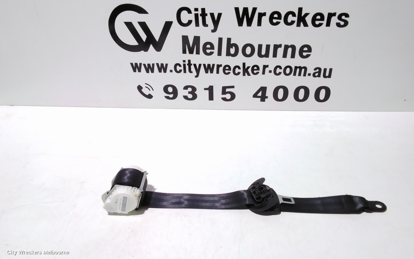 VOLKSWAGEN AMAROK SEATBELT/STALK, LH REAR, SEAT BELT ONLY, 2H, 12/2010 ONWARDS - Image 1