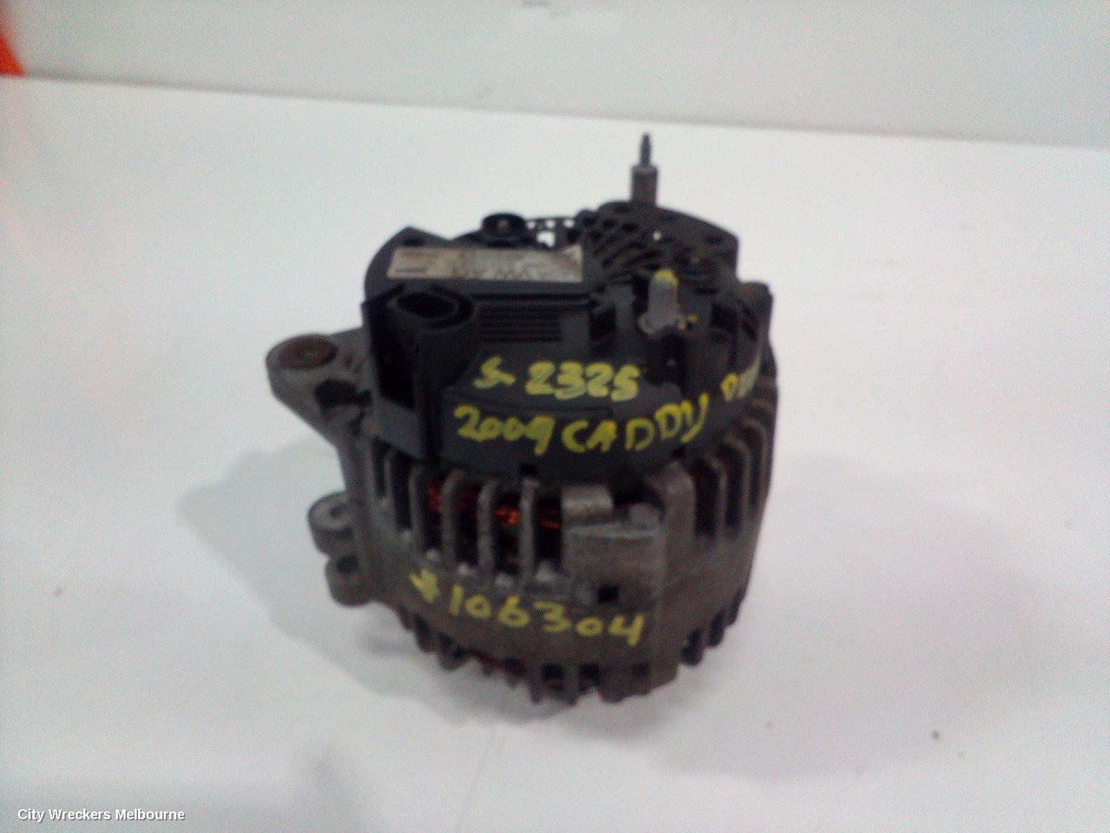 VOLKSWAGEN CADDY ALTERNATOR, DIESEL, 1.9, VALEO 140AMP, 2K, 12/2004 - 08/2010 - Image 2