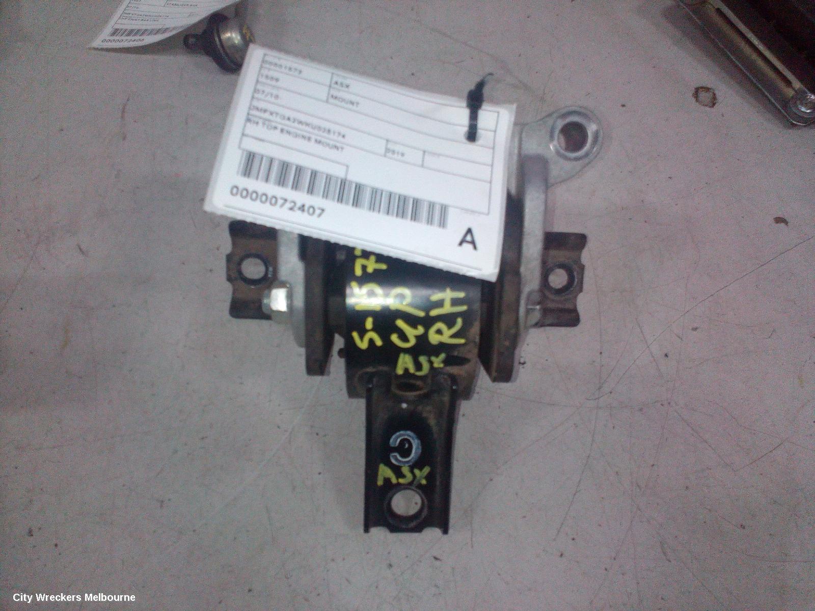 MITSUBISHI ASX MOUNT, ENGINE MOUNT, LEFT, PETROL, 2.0, 4B11, MIVEC/VVT, FWD, XA-XD, 05/2010 ONWARDS - Image 1