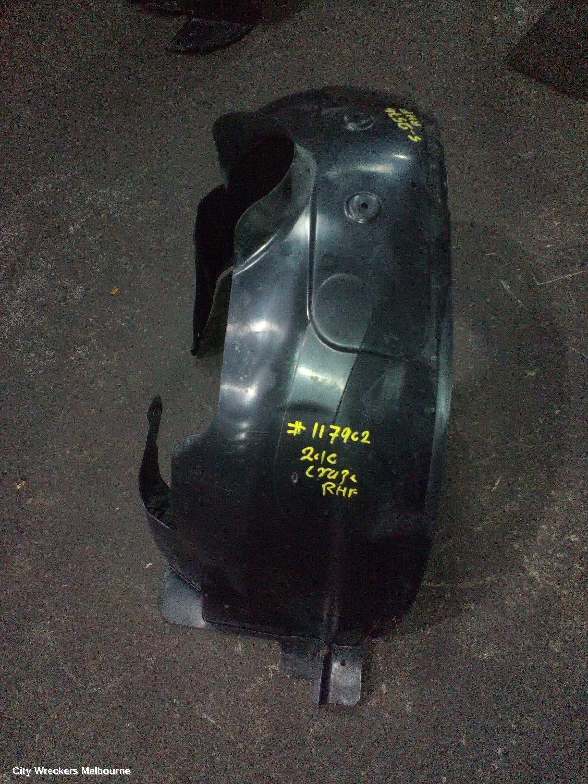 HOLDEN CRUZE RIGHT GUARD LINER, FRONT, JG, 03/2009 - 02/2011 - Image 3