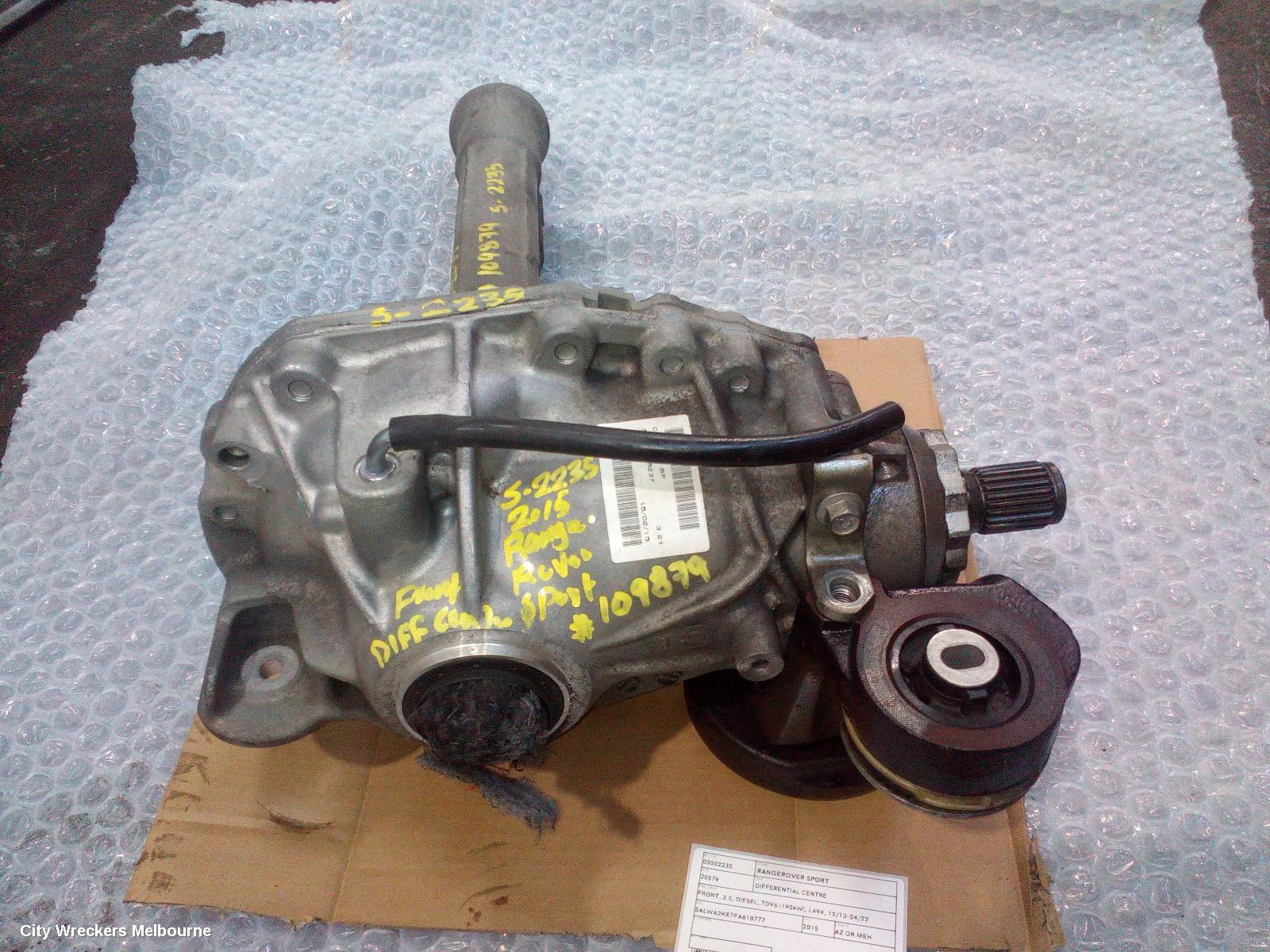 LAND ROVER RANGEROVER SPORT DIFFERENTIAL CENTRE, FRONT, 3.0, DIESEL, TDV6 (190KW), L494, 12/2013 - 04/2022 - Image 1