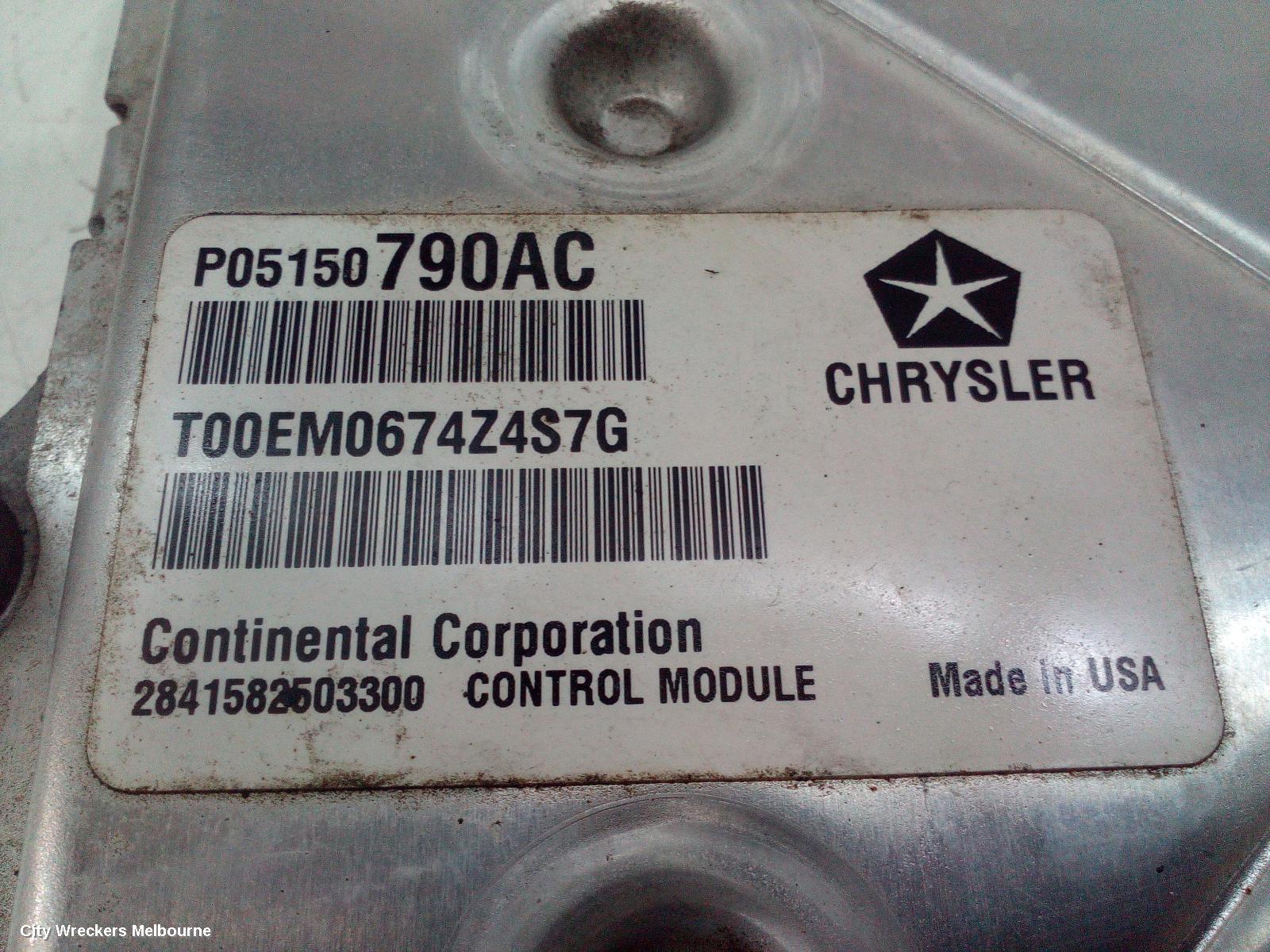 JEEP GRANDCHEROKEE ECU, ENGINE ECU, 3.6, PETROL, ECU ONLY, P/N 05150790AC, WK, 10/2010 - 02/2022 - Image 2