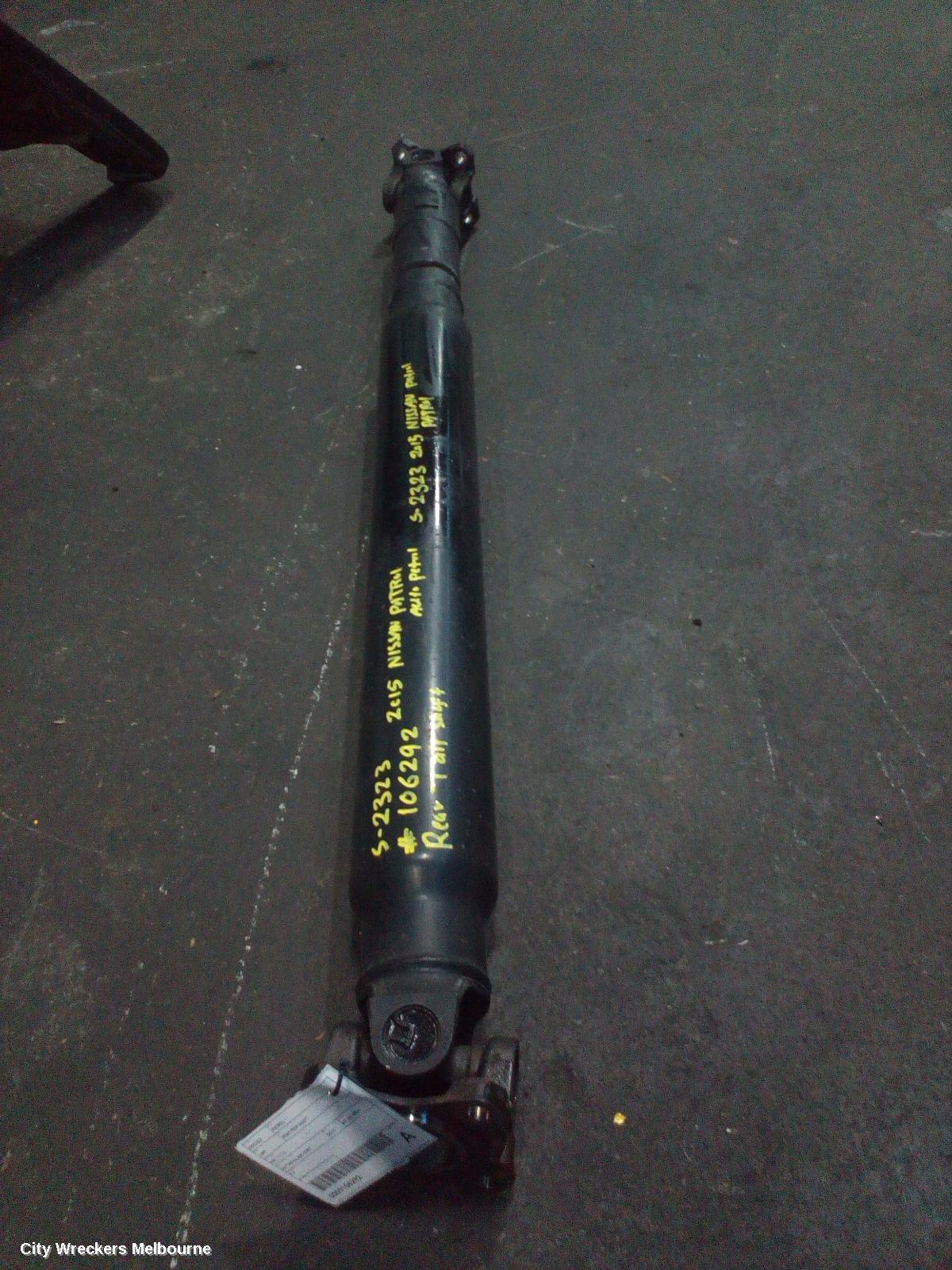 NISSAN PATROL REAR DRIVE SHAFT, Y62, 11/2012 ONWARDS - Image 2