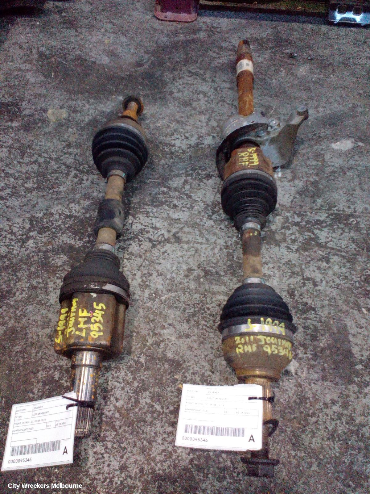 DODGE JOURNEY LEFT DRIVESHAFT, FRONT, PETROL, JC, 09/2008 - 12/2016 - Image 2