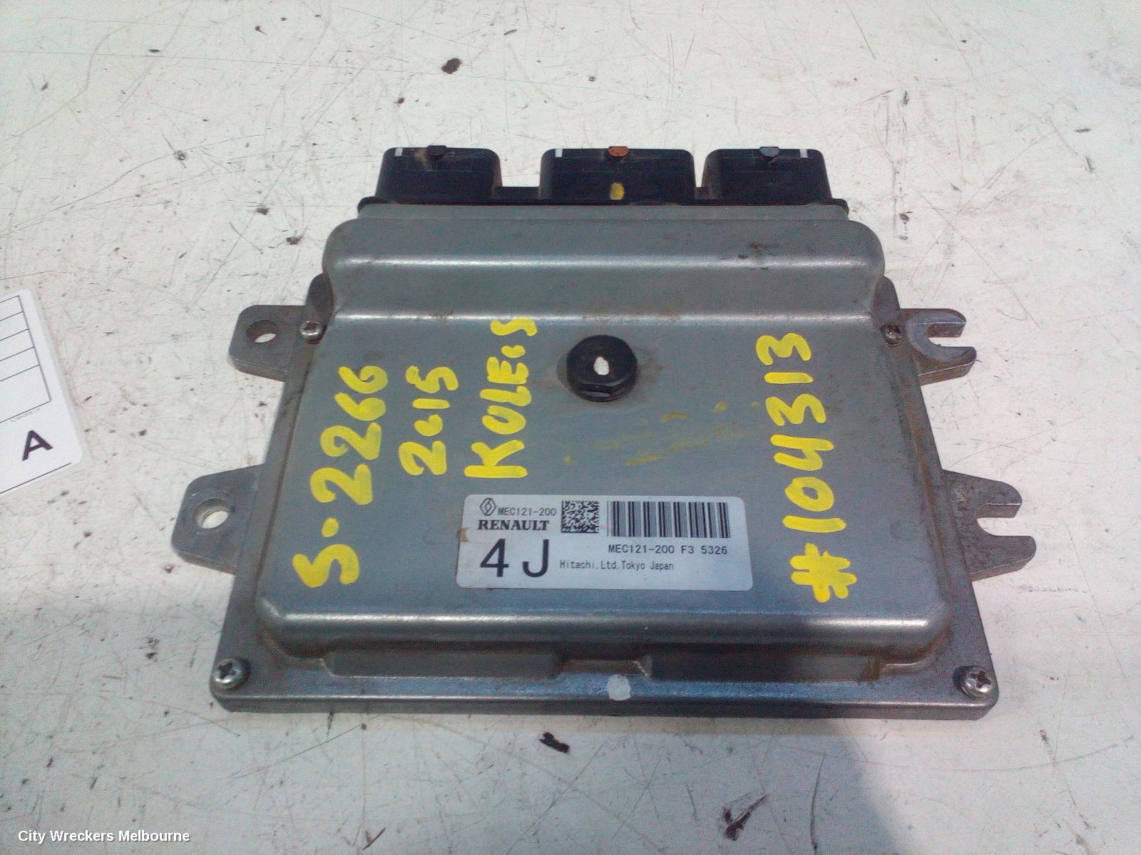 RENAULT KALEOS ECU, ENGINE ECU, 2.5, PETROL, ECU ONLY, H45, 09/2008 - 04/2016 - Image 1