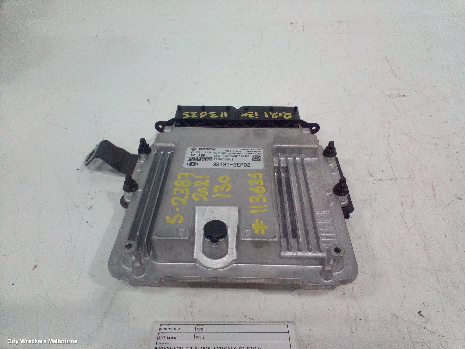 HYUNDAI I30 ECU, ENGINE ECU, 2.0, PETROL, ECU ONLY, PD, 03/2017 ONWARDS - Image 2