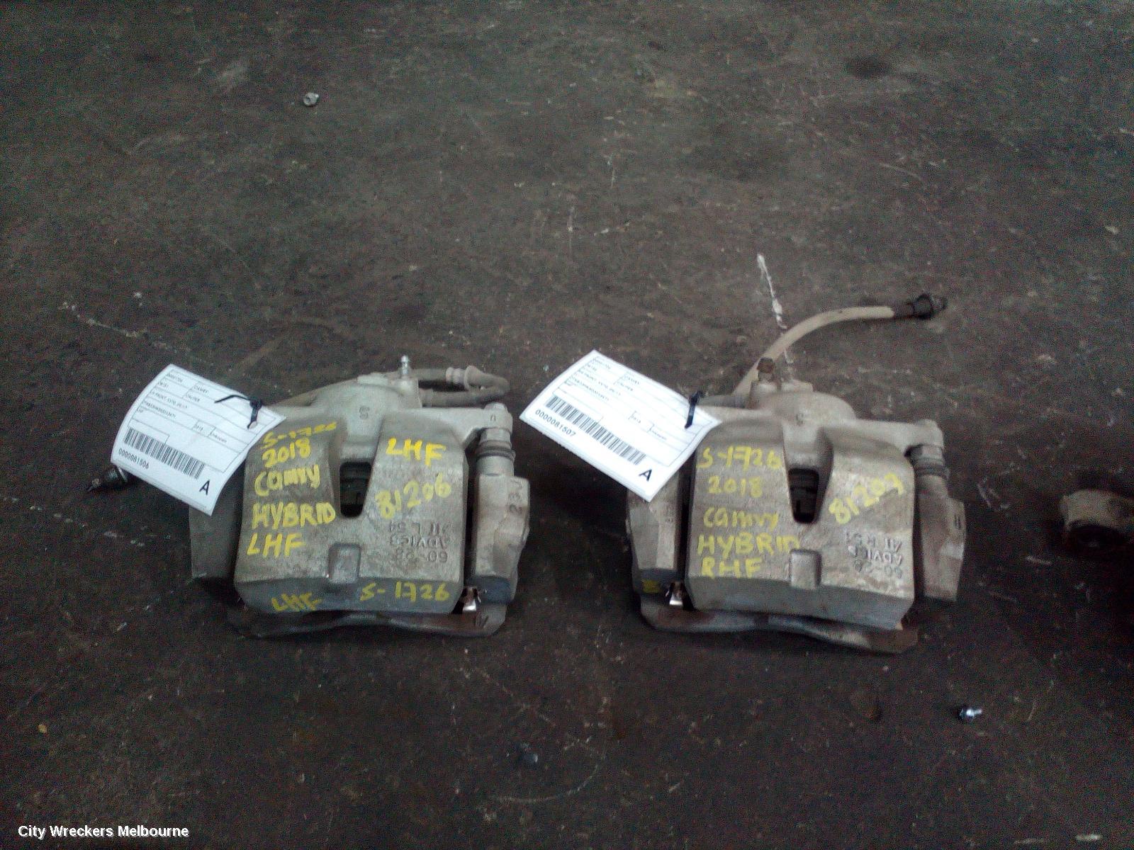 TOYOTA CAMRY CALIPER, RH FRONT, XV70, 09/2017 ONWARDS - Image 2