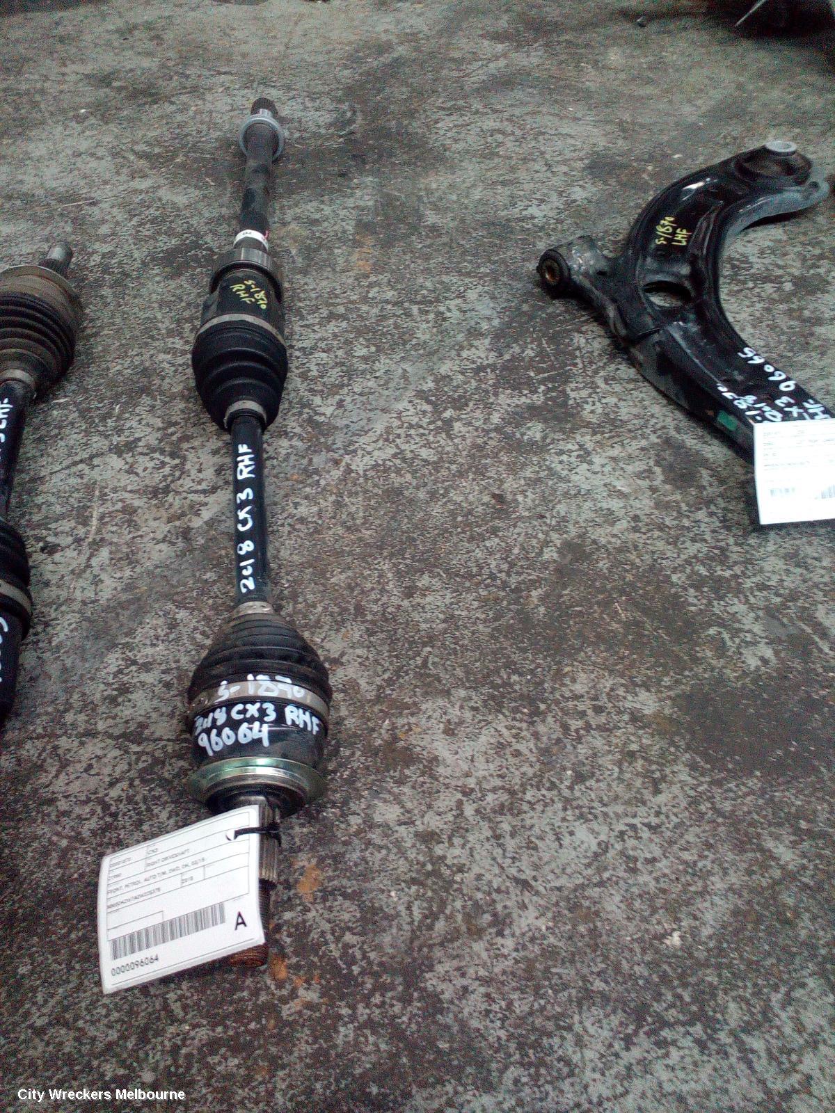 MAZDA CX3 RIGHT DRIVESHAFT, FRONT, PETROL, AUTO T/M, 2WD, DK, 03/2015 ONWARDS - Image 1
