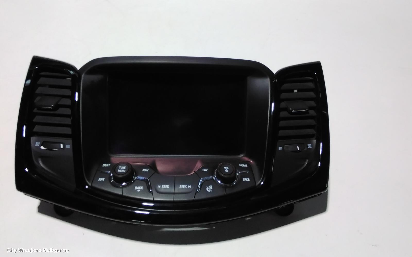 HOLDEN COMMODORE RADIO/CD/DVD/SAT/TV, DASH RADIO CONTROL PANEL/CONTROL UNIT ONLY, SAT NAV TYPE, VF, 05/2013 - 12/2017 - Image 1