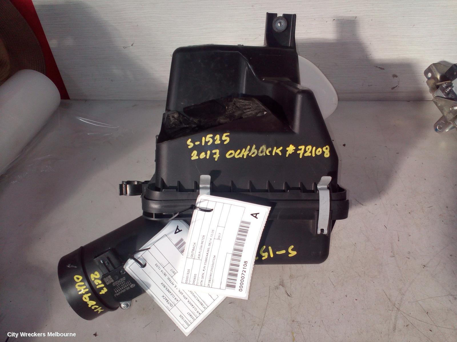 SUBARU OUTBACK AIR CLEANER/BOX, AIR CLEANER, 6TH GEN, 2.5, PETROL, 08/2014 - 12/2020 - Image 3