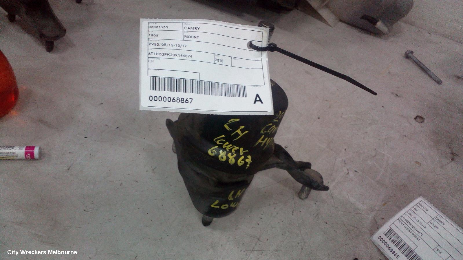 TOYOTA CAMRY MOUNT, XV50, 05/2015 - 10/2017 - Image 1