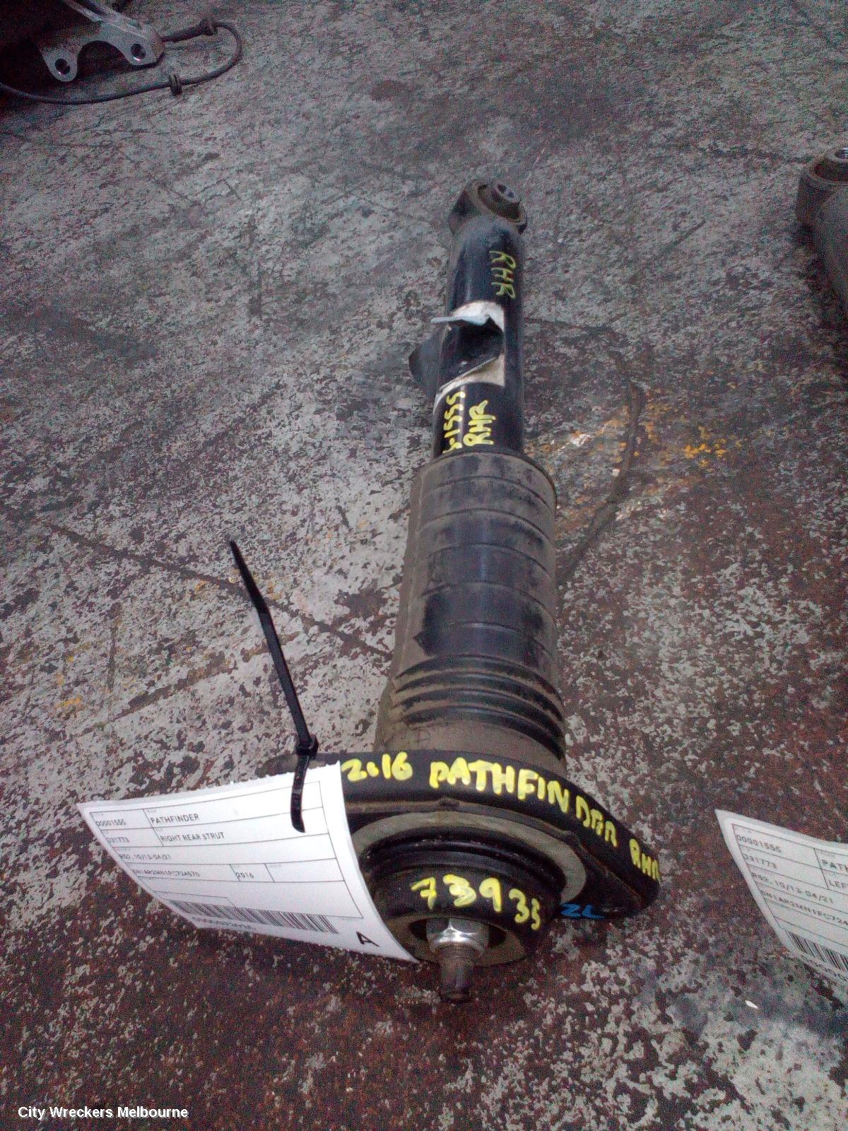 NISSAN PATHFINDER RIGHT REAR STRUT, R52, 06/2013 - 04/2021 - Image 1