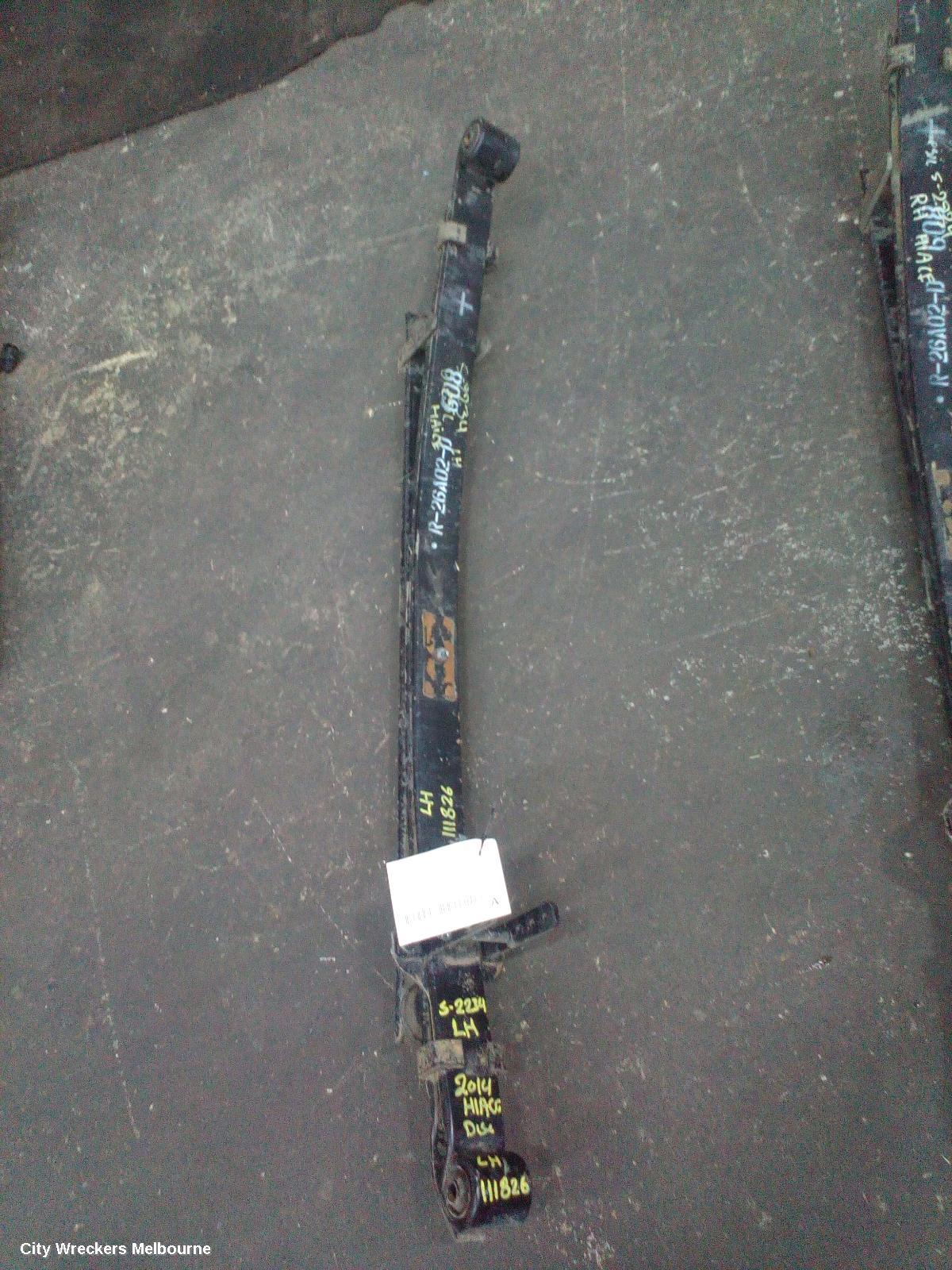 TOYOTA HIACE REAR LEAF SPRING, TRH/KDH, LWB/SWB, LH SIDE, 03/2005 - 04/2019 - Image 2