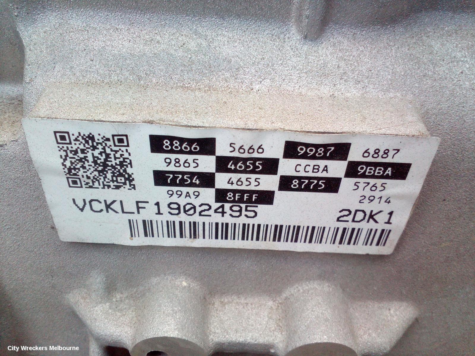KIA STINGER TRANS/GEARBOX, AUTO, PETROL, 3.3, G6DP, TWIN TURBO, CK, 06/2017 ONWARDS - Image 3