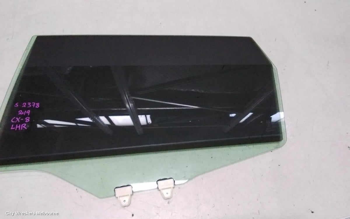 MAZDA CX8 LEFT REAR DOOR WINDOW, KG, 05/2018 - 12/2023 - Image 1