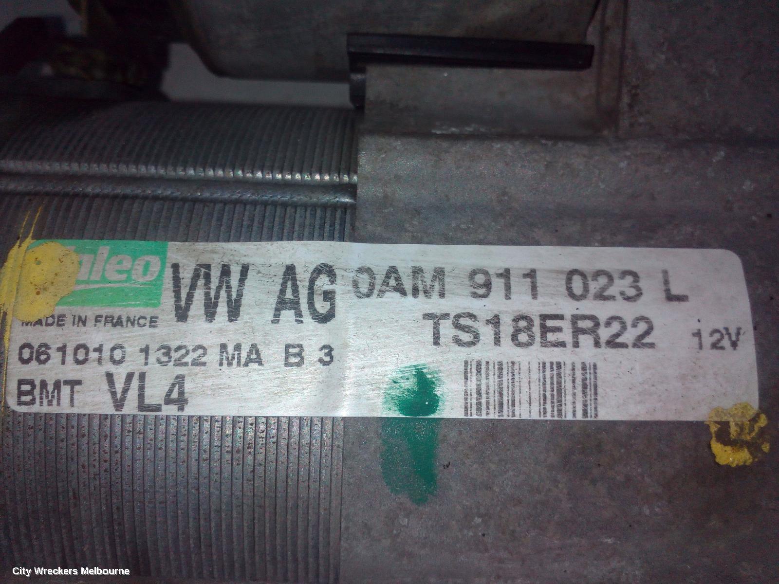 VOLKSWAGEN CADDY STARTER, DIESEL, 1.6, AUTO T/M, VALEO, 2K, 08/2010 - 06/2015 - Image 3