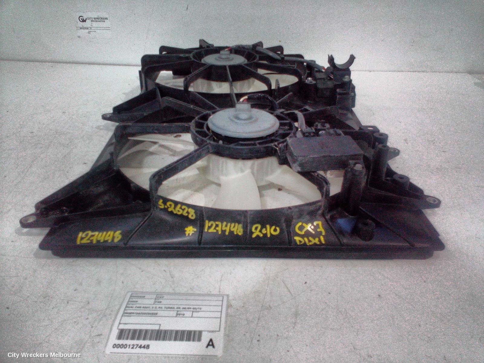 MAZDA CX7 FAN, DUAL FAN ASSY, 2.2, R2, TURBO, ER, 06/2009 - 02/2012 - Image 1